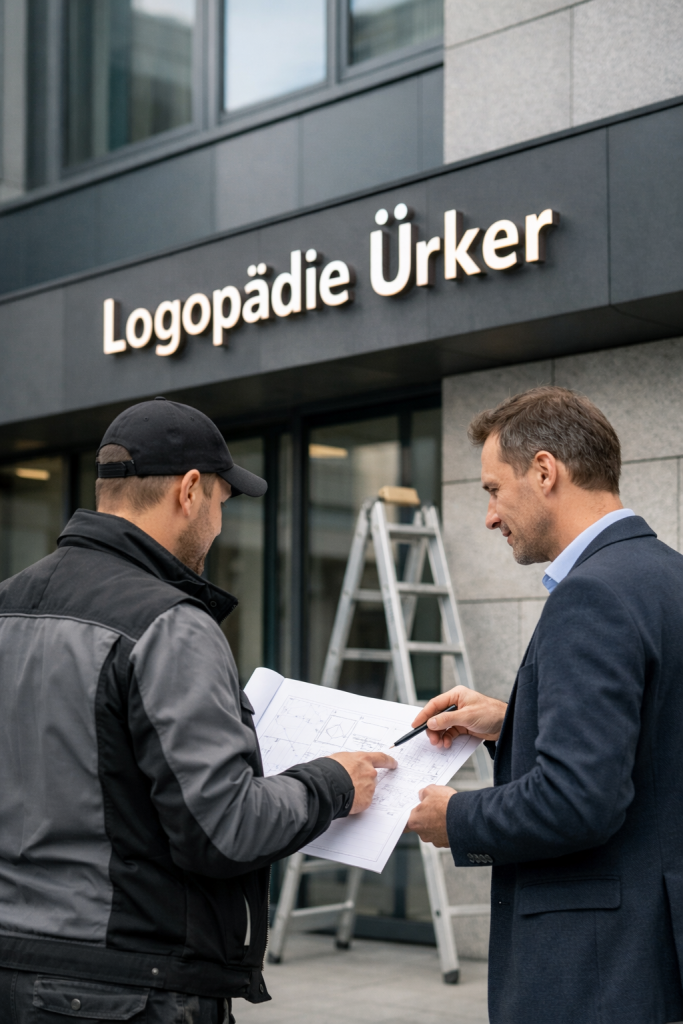 Werbeanlage genehmigt