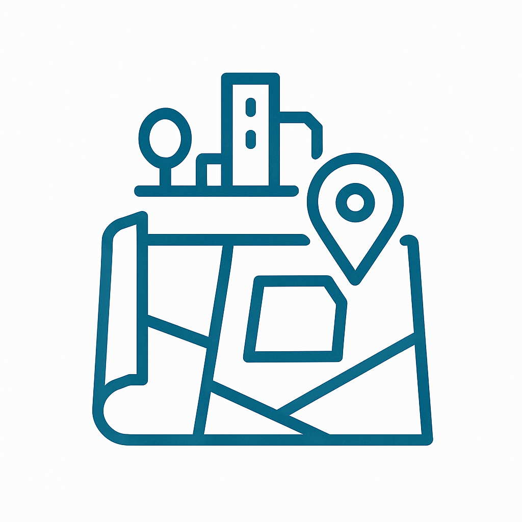 Icon Außenbereich und Werbeanlagen Genehmigungn