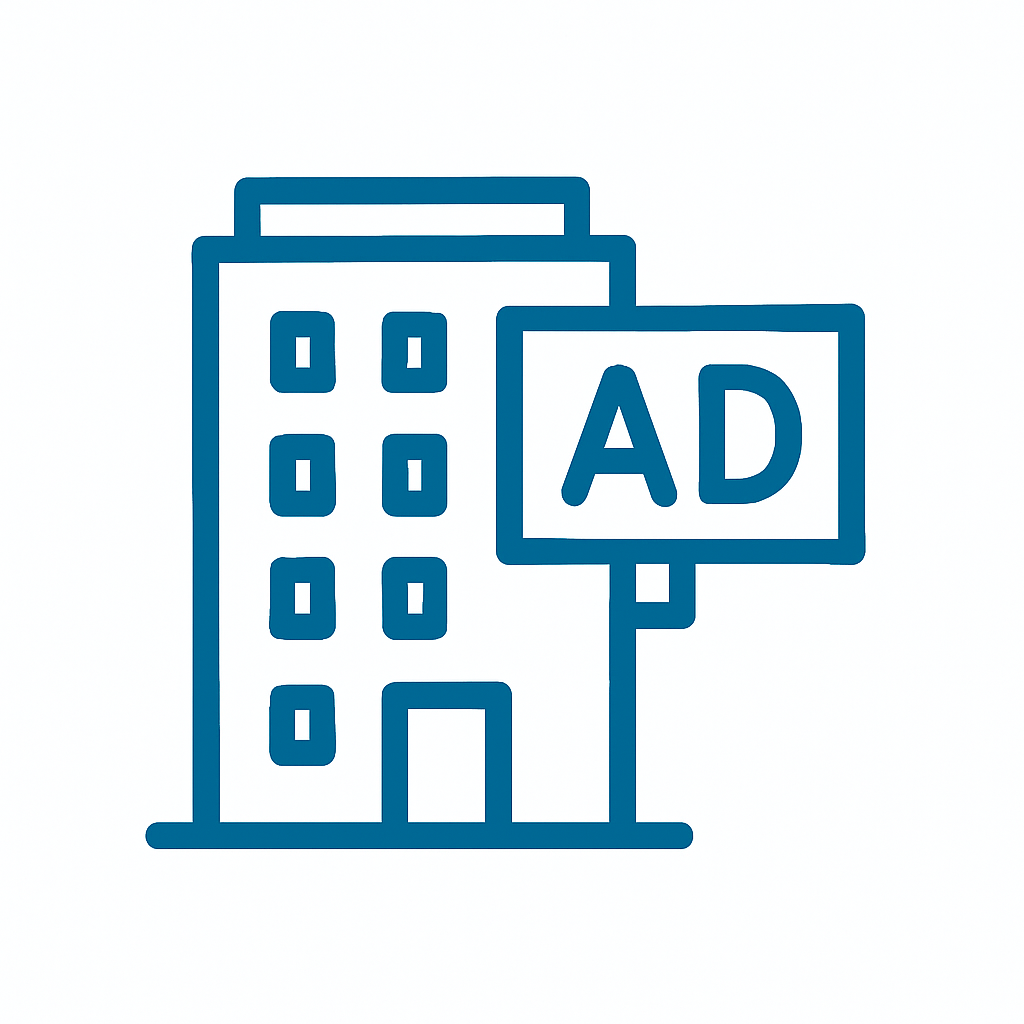 Icon Baurecht und Werbeanlagen Genehmigungn