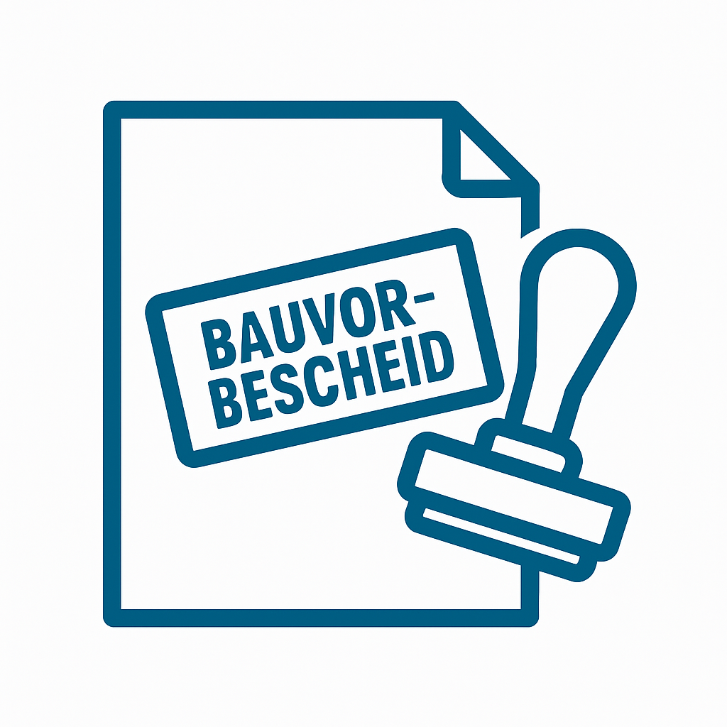 Icon Bauvorbescheid für Werbeanlagenn